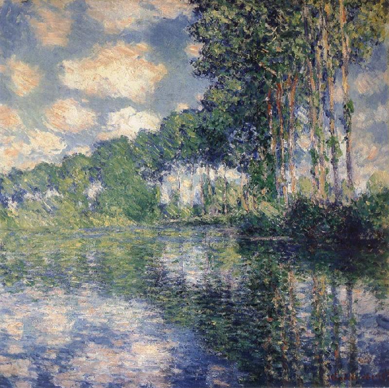 Claude Monet Poplars on the Banks of the Rive Epte France oil painting art